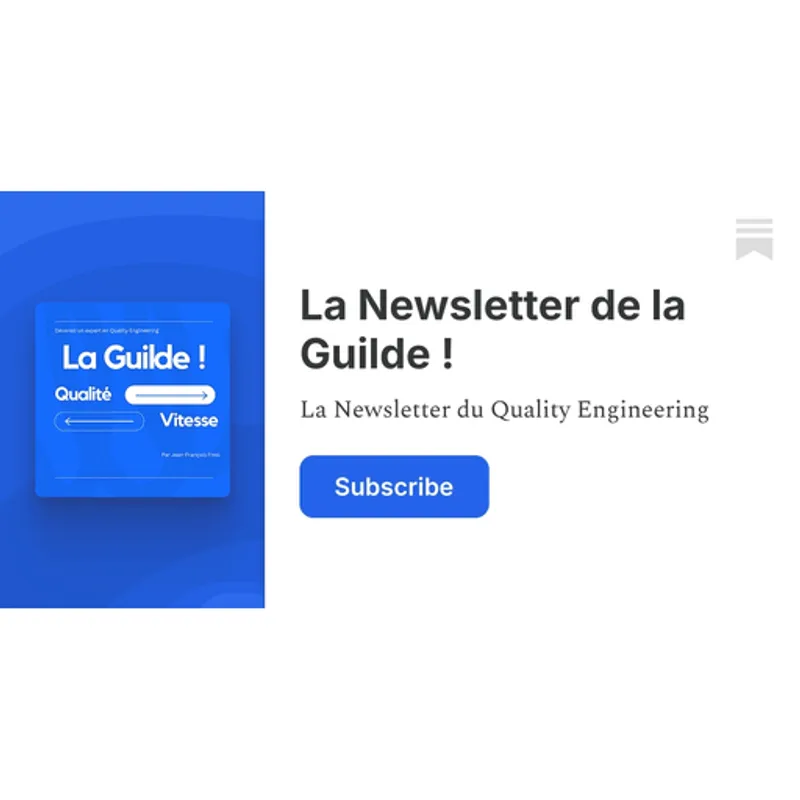 La Newsletter de la Guilde